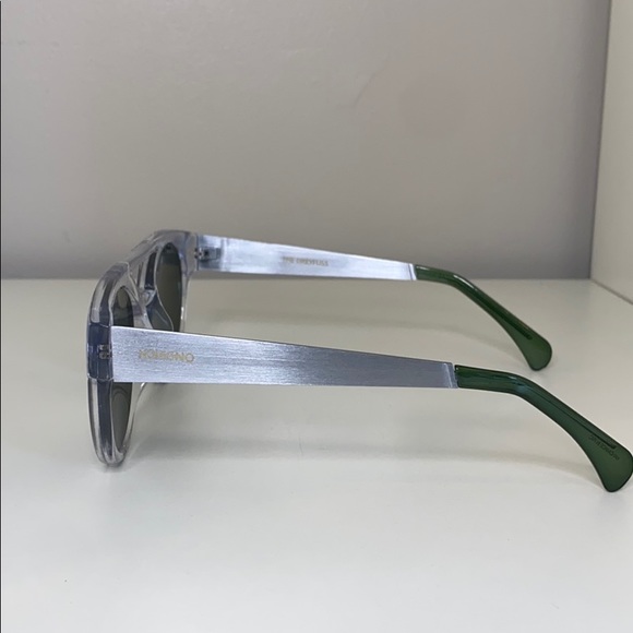 Komono Womens Sunglasses NEW Round Dreyfuss clear silver - Picture 10 of 16